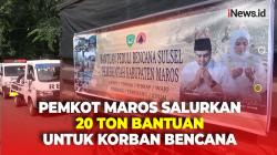 Bantu Korban Bencana di Luwu dan Sekitarnya, Pemkot Maros Salurkan 20 Ton Bantuan