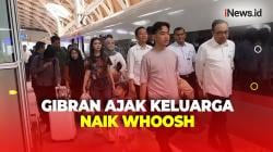 Momen Gibran Ajak Keluarga Nikmati Libur Panjang ke Bandung dengan Whoosh