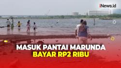Bersih dan Nyaman, Pantai Marunda Diserbu Pengunjung yang Ingin Liburan di Jakarta