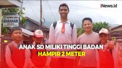 Anak Kelas 6 SD di Jambi Viral di Media Sosial, Miliki Tinggi Badan Hampir 2 Meter
