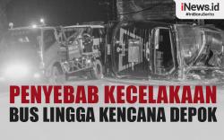 Infografis Penyebab Kecelakaan Bus Lingga Kencana Depok di Subang