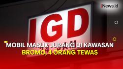 Diduga Rem Blong, Mobil Berpenumpang 9 Orang Masuk Jurang di Kawasan Bromo Malang