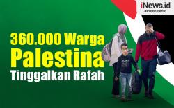 Infografis 360.000 Warga Palestina Tinggalkan Rafah
