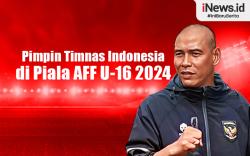 Infografis Nova Arianto Pimpin Timnas Indonesia di Piala AFF U-16 2024
