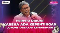 Rocky Gerung: Perppu Dibuat Karena Ada Kepentingan, Jokowi Paksakan Kepentingan