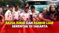 Petugas Gabungan Serentak Razia Jukir dan Parkir Liar di 5 Wilayah DKI Jakarta
