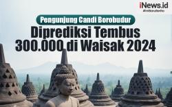 Infografis Pengunjung Candi Borobudur Diprediksi Tembus 300.000 Wisatawan saat Perayaan Waisak 2024