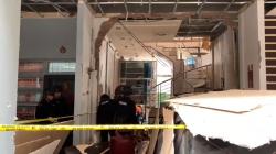 Tim Jibom Gegana Brimob Polda Sumut Olah TKP Ledakan di Perumahan Liberty Residence<