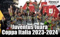Infografis Juventus Sukses Meraih Trofi Juara Coppa Italia ke-15