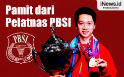 Infografis Kevin Sanjaya Pamit dari Pelatnas PBSI