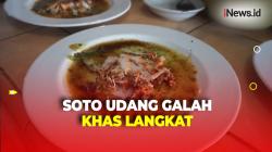 Kuliner Wajib Langkat, Soto Udang Galah yang Nikmat