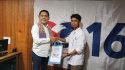 Abednego Tarigan Daftar Bacalon Bupati Karo ke Partai Perindo<