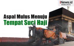 Infografis Arab Saudi Bikin Mulus Aspal Menuju Tempat-Tempat Suci Haji Gunakan Teknologi Canggih