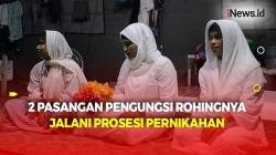 Cinta Bersemi di Kamp Pengungsian, 2 Pasangan Pengungsi Rohingya Menikah di Aceh 