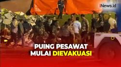 Petugas Gabungan Mulai Evakuasi Puing Pesawat Latih yang Jatuh di BSD