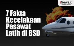 Infografis 7 Fakta Kecelakaan Pesawat Latih di BSD Tangsel