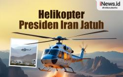 Infografis Helikopter Presiden Iran Jatuh Belum Ditemukan