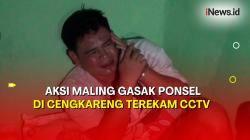 Terekam CCTV! Aksi Maling Gasak Ponsel Milik Warga saat Tertidur Pulas di Cengkareng 
