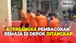 Pembacokan di Cimanggis Ternyata Salah Sasaran, Polisi Tangkap 4 Tersangka, 4 Lainnya Masih DPO