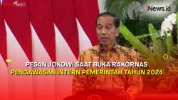 Buka Rakornas Pengawasan Intern Pemerintah Tahun 2024, Ini Pesan Jokowi 