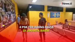 Detik-Detik 4 PSK dan 1 Pria Penjaga PSK di Jakarta Barat Terjaring Razia saat Lagi Mangkal 
