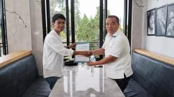 Datangi DPD Perindo Karo, Antonius Ginting Serahkan Berkas Pendaftaran Balon Bupati<