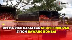 Polisi Gagalkan Penyelundupan 21 Ton Bawang Bombai Asal Malaysia, Akan Dijual di Pasar Induk Kramat Jati