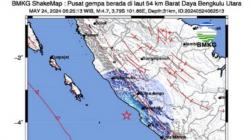 Gempa Bengkulu Utara M4,7 akibat Aktivitas Sesar Dasar Laut, Ini Analisis BMKG