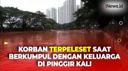 Diduga Terpeleset, Seorang Pria Hilang Tenggelam di Kali Pesanggrahan