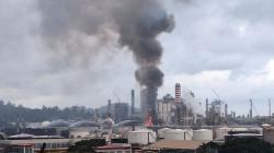 Kebakaran Kilang Pertamina Balikpapan, Asap Hitam Membubung Tinggi