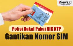 Infografis Polisi Bakal Pakai NIK KTP Gantikan Nomor SIM Tahun Depan