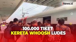 Ludes! 100.000 Tiket Kereta Whoosh Terjual selama Libur Panjang Waisak