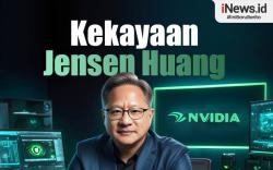Infografis Kekayaan Jensen Huang Melesat Berkat Lonjakan Saham Nvidia