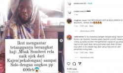 Sosok Mak Sombret yang Viral Sewa Ojek Pekalongan-Solo Antar Tetangga Naik Haji