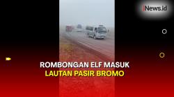 Viral! Rombongan Elf Masuk Lautan Pasir Gunung Bromo, TNBTS Buka Suara