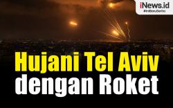 Infografis Hamas Hujani Tel Aviv dengan Roket