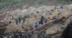 Penampakan Dahsyatnya Longsor Papua Nugini Timbun 2.000 Orang, Batu-Batu Besar Berserakan