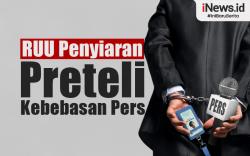 Infografis AJI Sebut RUU Penyiaran Ingin Preteli Kebebasan Pers