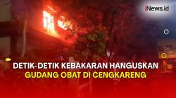 4 Kios di Pasar Poncol Jakarta Pusat Ludes Terbakar, Penyebab Belum Diketahui 