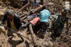 Kondisi Bencana Longsor Papua Nugini, 2.000 Orang Terkubur