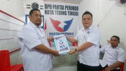 Anthony Cahyadi Bendahara Partai Perindo Maju Bakal Calon Wakil Wali Kota Tebingtinggi<