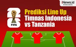 Infografis Prediksi Line Up Timnas Indonesia Vs Tanzania di Laga Uji Coba