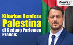 Infografis Anggota DPR Prancis Kibarkan Bendera Palestina di Gedung Parlemen