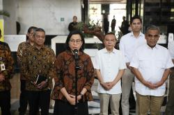 Tim Gugus Tugas Prabowo-Gibran Temui Menkeu Sri Mulyani
