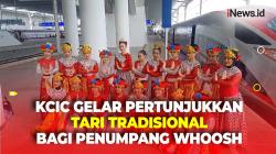 Meriahkan Hari Lahir Pancasila, KCIC Tampilkan Tari Tradisional Hibur Penumpang Whoosh