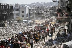 Ribuan Warga Palestina Berbondong-bondong Kembali ke Kamp Jabalia yang Hancur