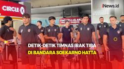 Tiba di Tanah Air, Timnas Irak Hebohkan Pengunjung Bandara Soekarno Hatta 