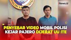 Sebar Narasi Menyudutkan, Perekam Video Mobil Polisi Kejar Pajero Dijerat UU ITE