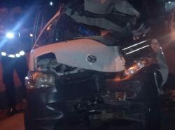 Kecelakaan di Bandarlampung, 3 Orang Tewas usai Pikap Tabrak Truk Parkir<