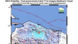 Gempa Terkini M5,0 Guncang Mamberamo Tengah, Terasa hingga Wamena<